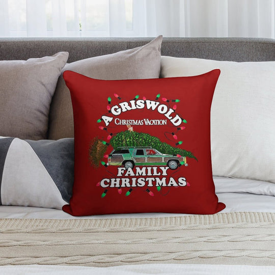 A Griswold Family Christmas Soft Ultra-Soft Texture Throw Pillow