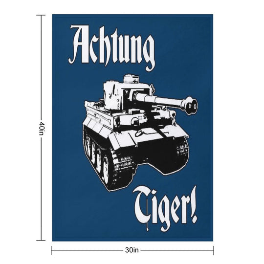 Tiger Tanks Ww2 Germany Durable Throw Blanket
