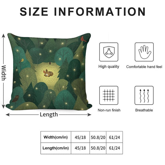 Baby Fawn Soft Home Decor Throw Pillow