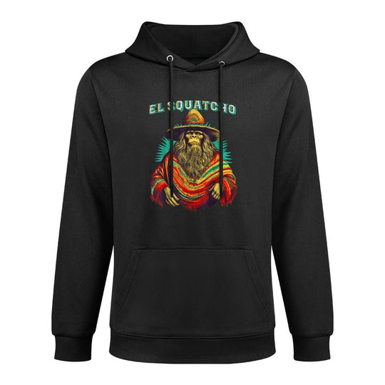 El Squatcho Poncho – Western Bigfoot Funny Sasquatch Durable Construction Hoodie