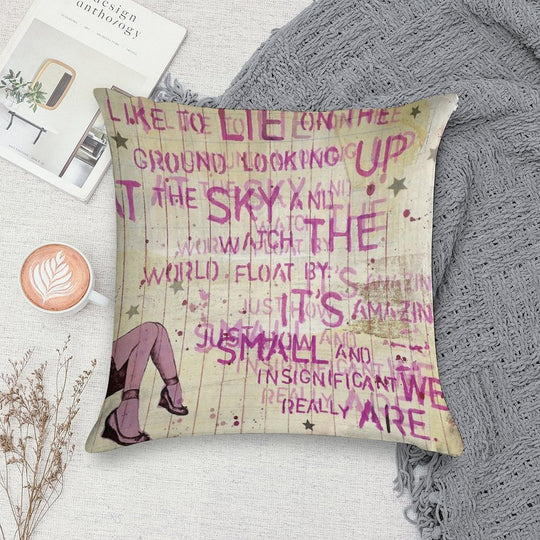 Looking Up At The Sky Soft Easy Maintenance Throw Pillow