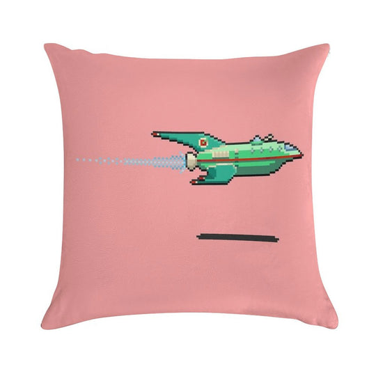 Space Delivery Ship Soft Warmth Comfort Throw Pillow