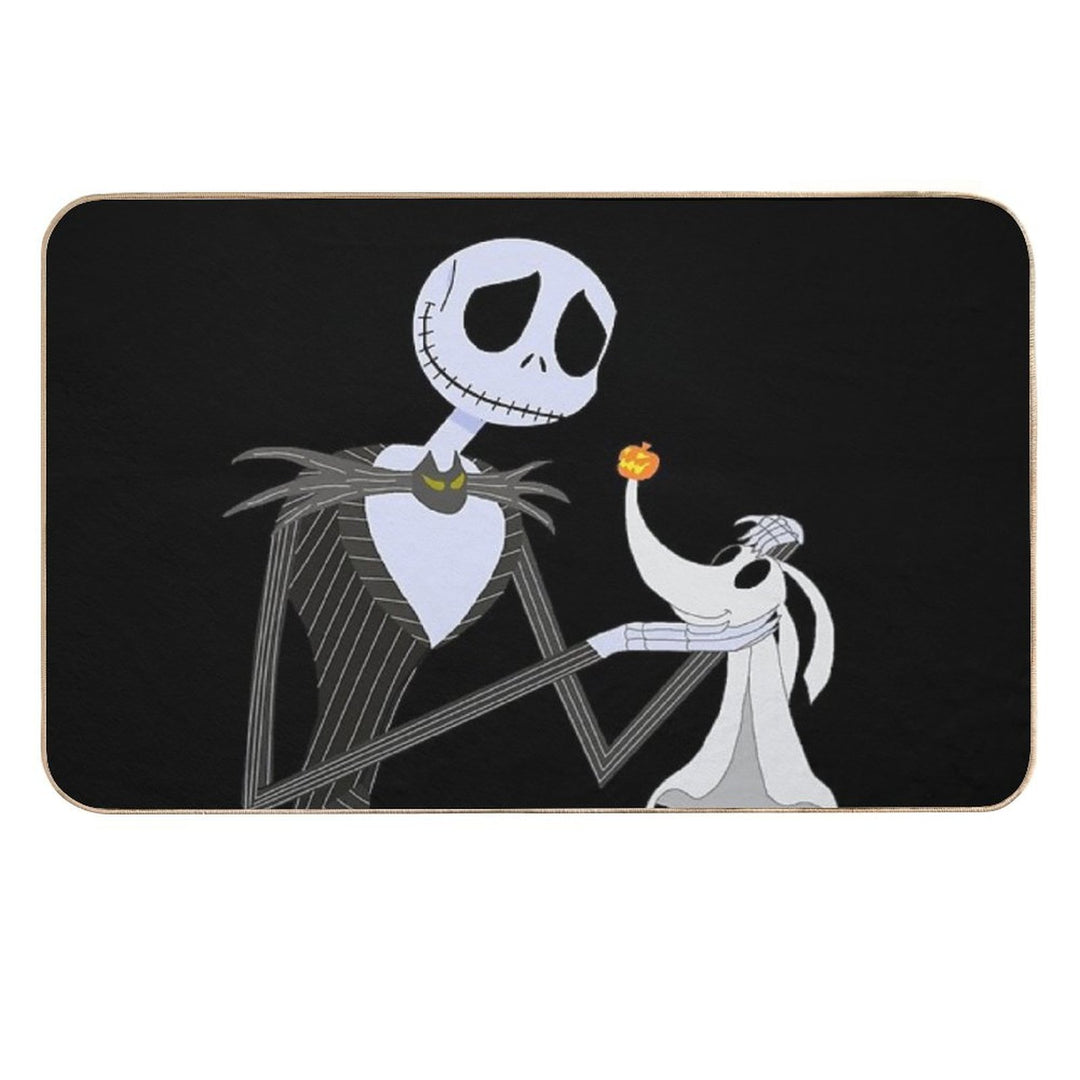 The Nightmare before Christmas Jack Petting And Bonding with Zero  Long-Lasting Bath Mat