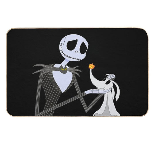 The Nightmare before Christmas Jack Petting And Bonding with Zero  Long-Lasting Bath Mat