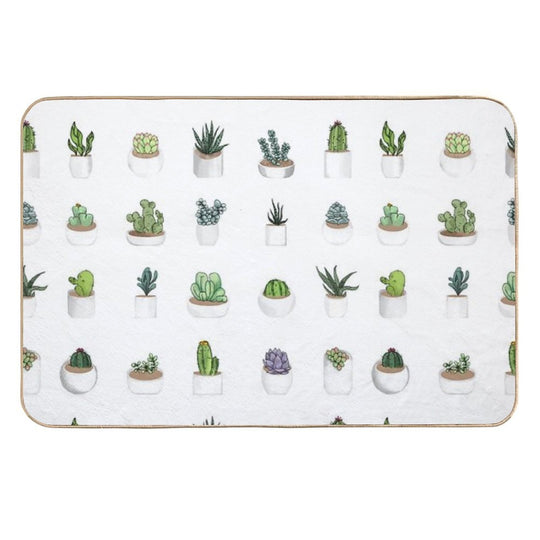 Succulents  Non-Slip Bath Mat