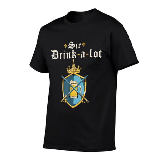 Funny Knight Sir Drink-a-lot, Renaissance Festival Ren Faire  Lightweight T-Shirt