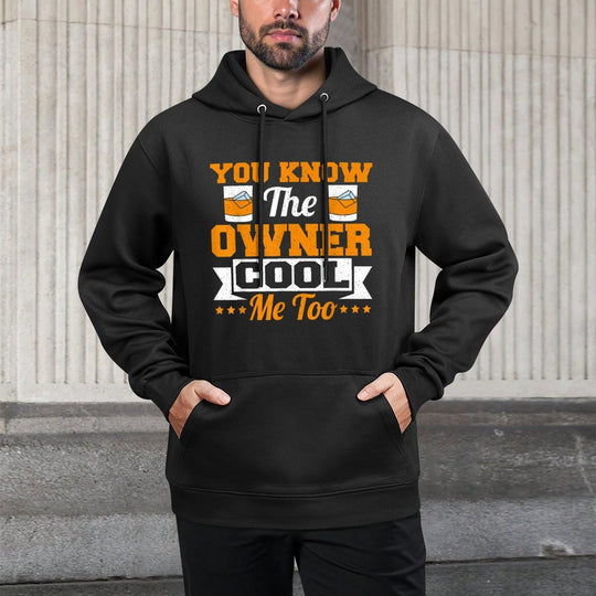 I Know The Owner Too Intoxicologist Cocktail Lover Bartender Adjustable Hood Hoodie