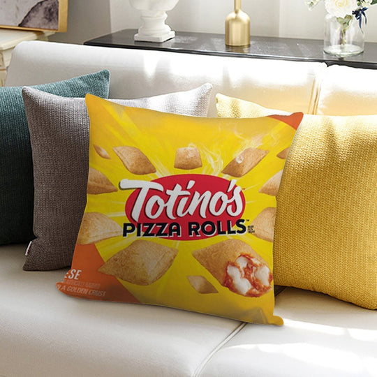 TOTINO'S PIZZA ROLLS CHEESE Soft Skin-Friendly Throw Pillow