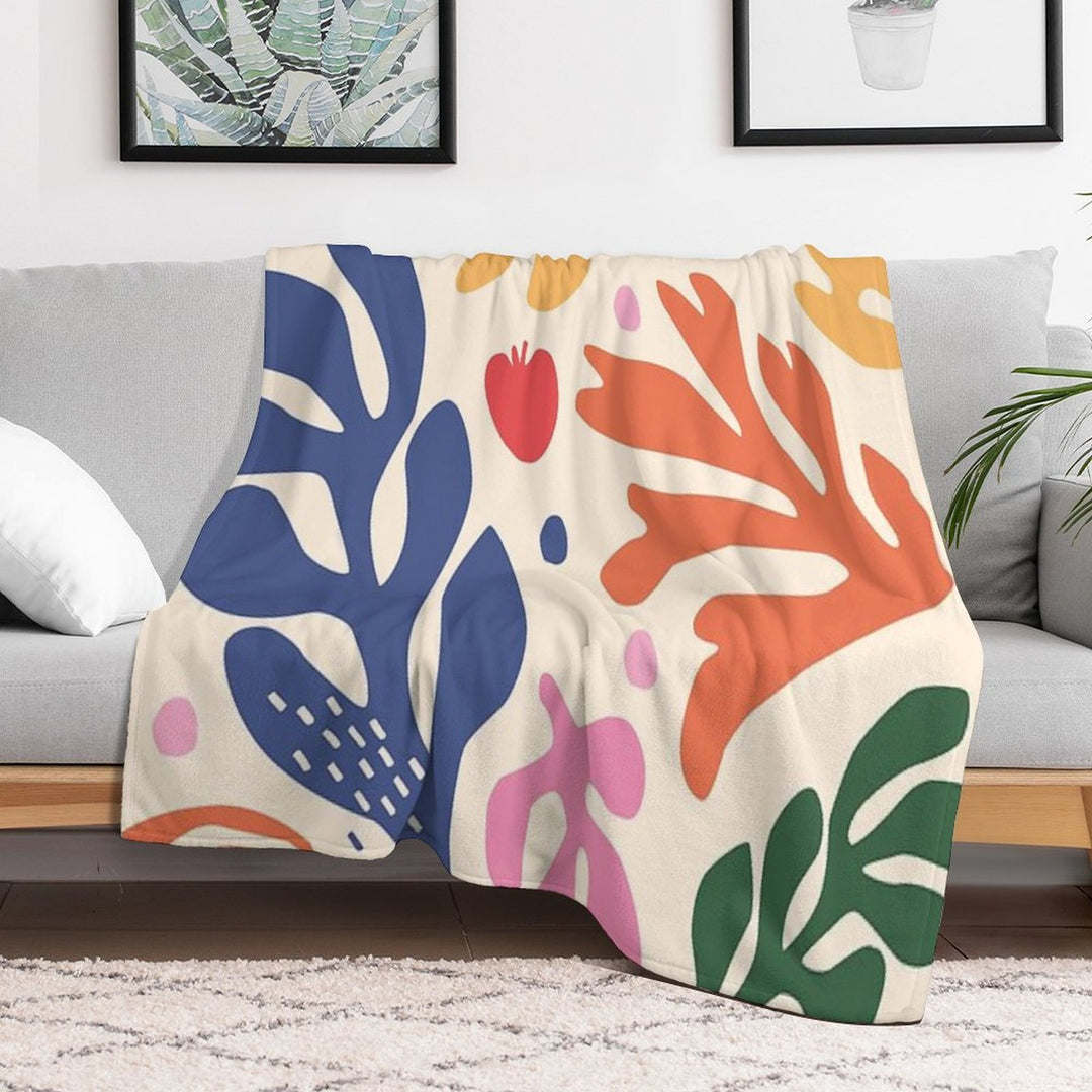 Matisse Pattern_2 Multi-functional Throw Blanket