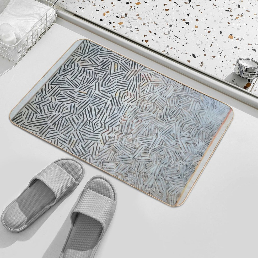 Jasper Johns  Dirt-Trapping Bath Mat