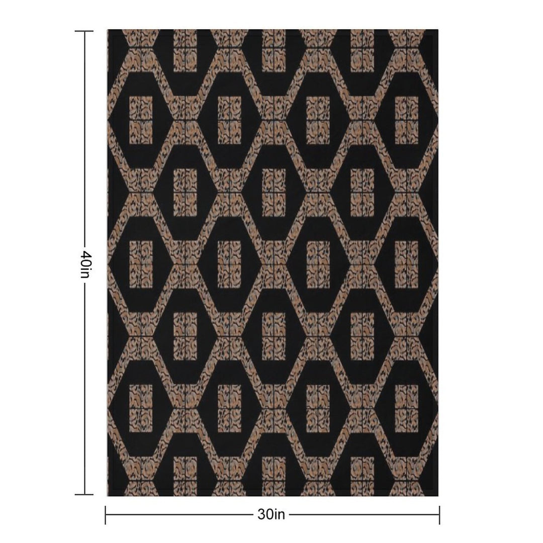 Decorative Geometric Design12 Premium Throw Blanket