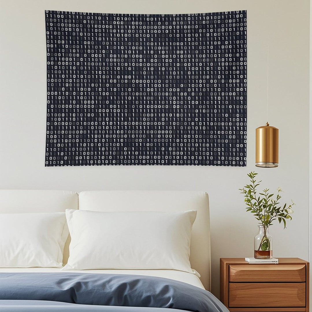 Binary Matrix Code Tapestry