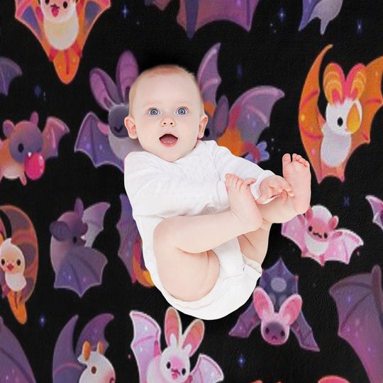 Bat - Dark Durable Throw Blanket