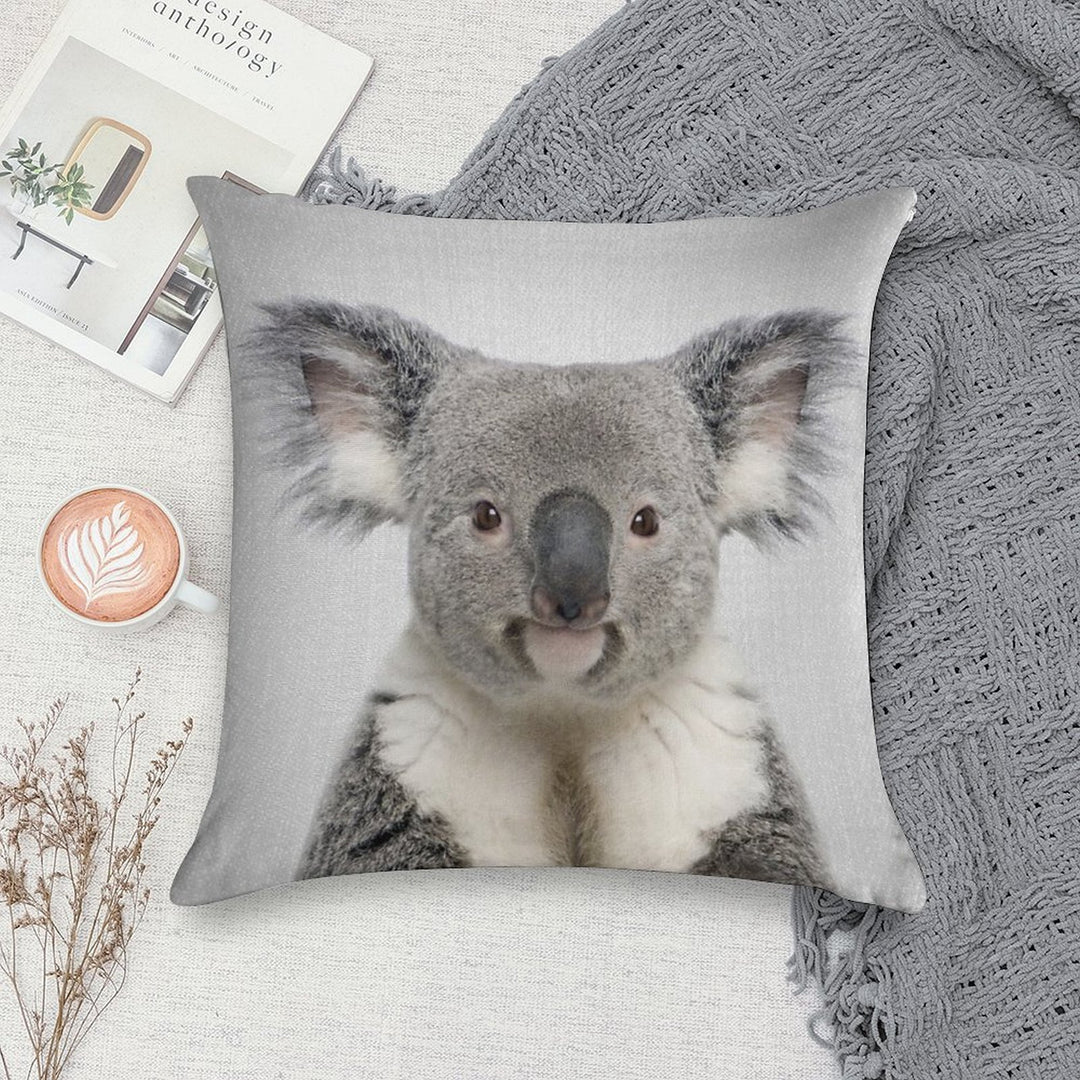 Koala - Colorful Soft Durable Construction Throw Pillow
