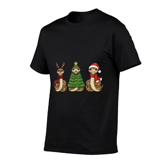 Retro Christmas Hognose Snake Santa Reindeer  Affordable Price T-Shirt