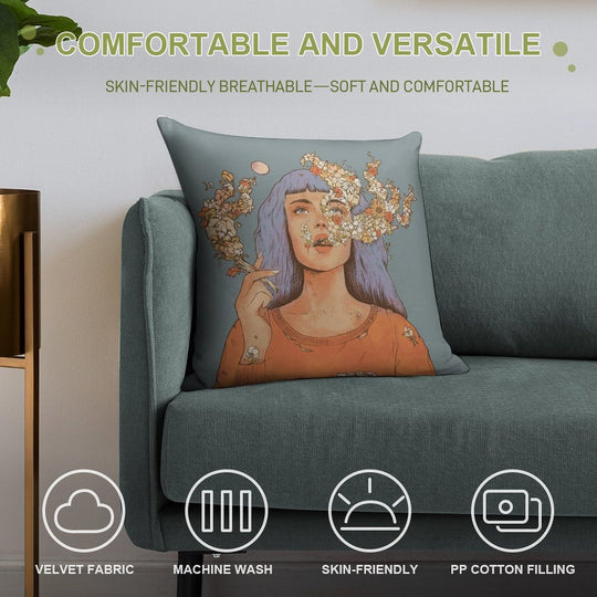 High On Life Soft Multiple Sizes Throw Pillow