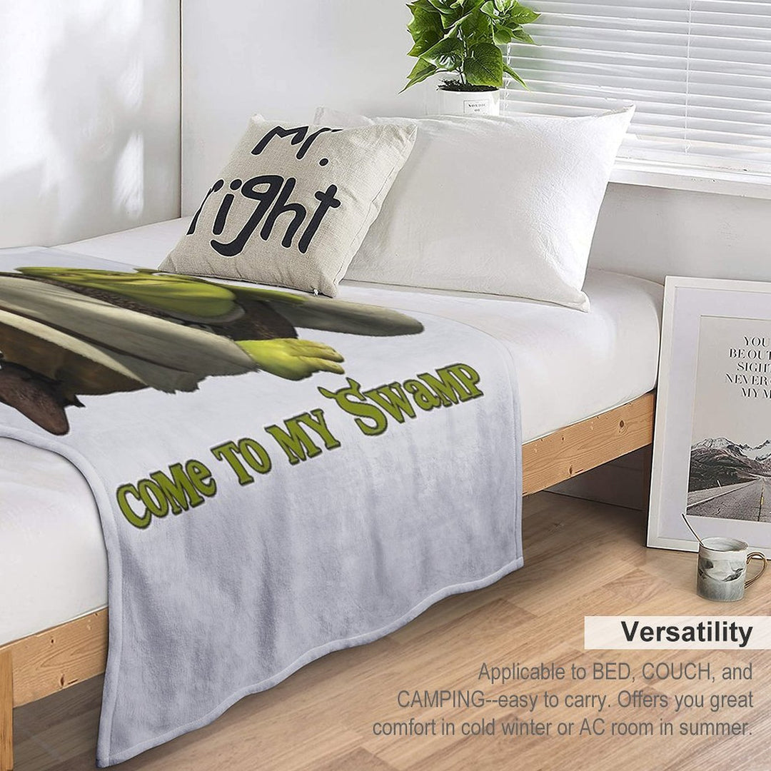 Come to My Swamp - Shrek Premium Throw Blanket