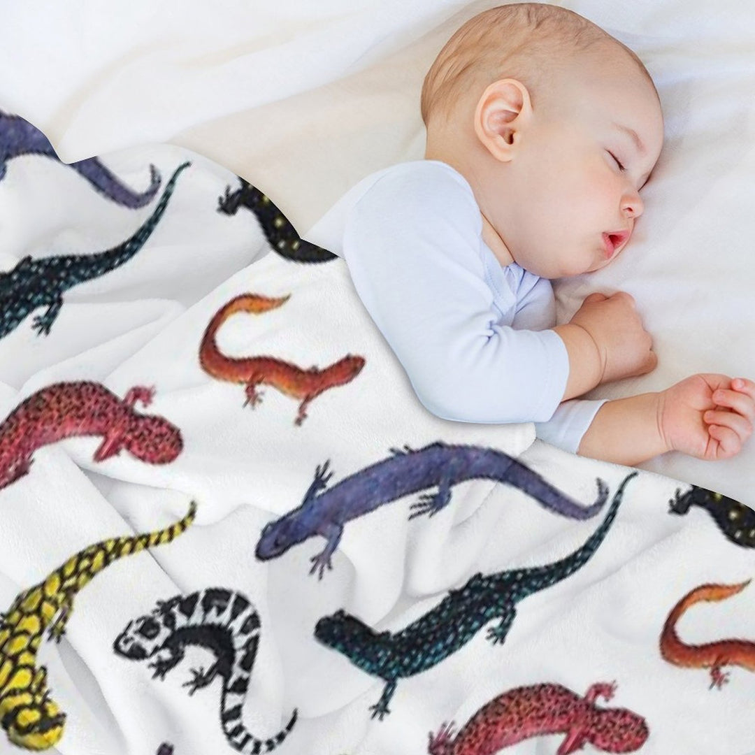 Salamanders Anti-pilling Throw Blanket
