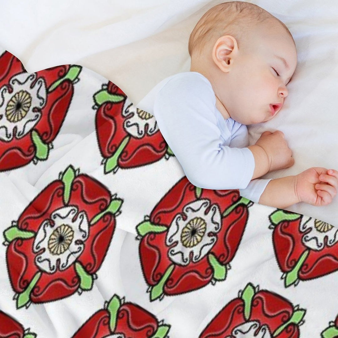 Tudor Rose Multi-functional Throw Blanket