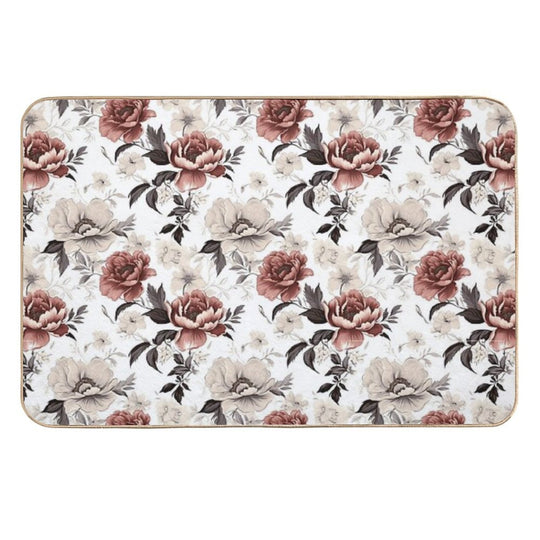 Royal Flower  Repositionable Bath Mat