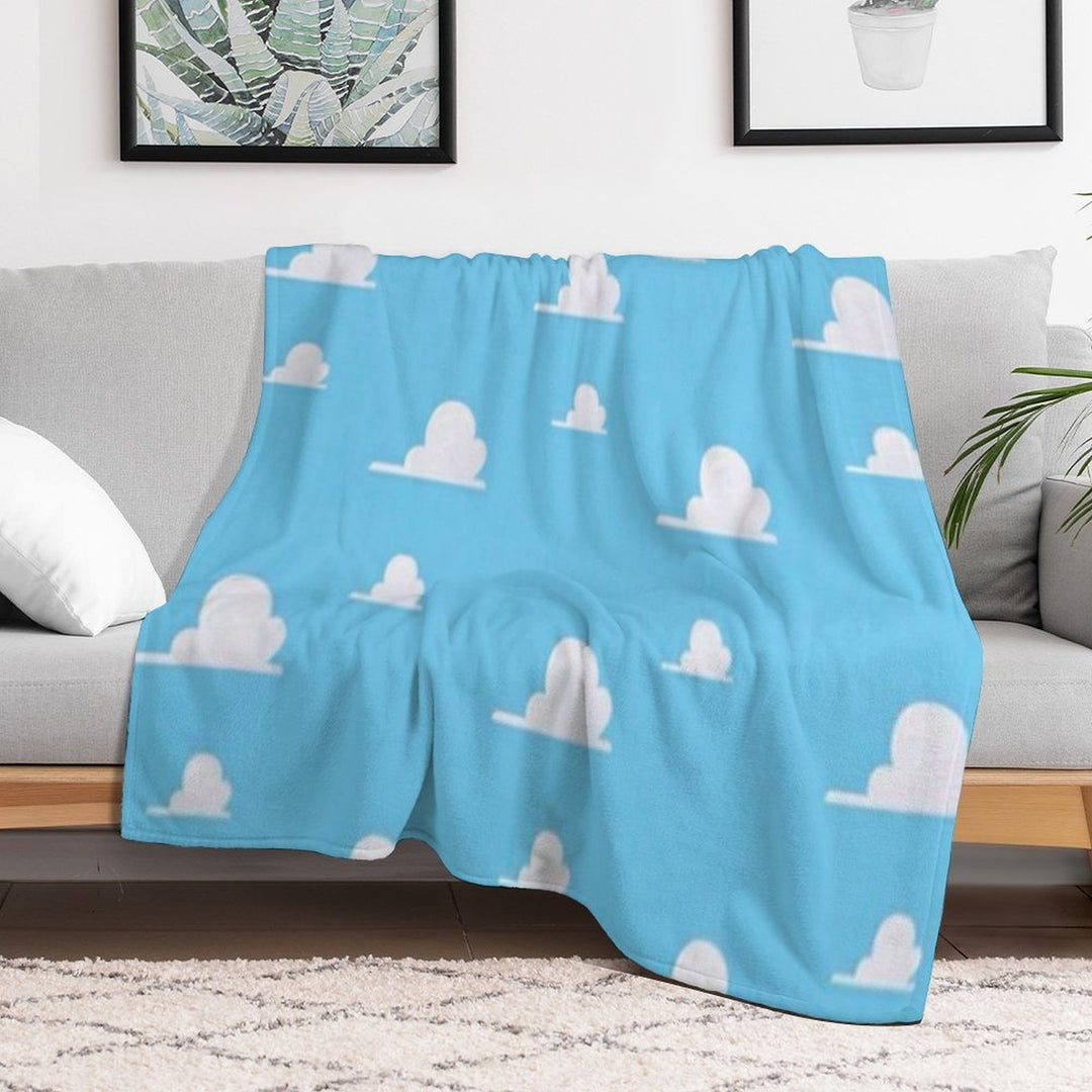Clouds Andy's Room Lightweight Throw Blanket