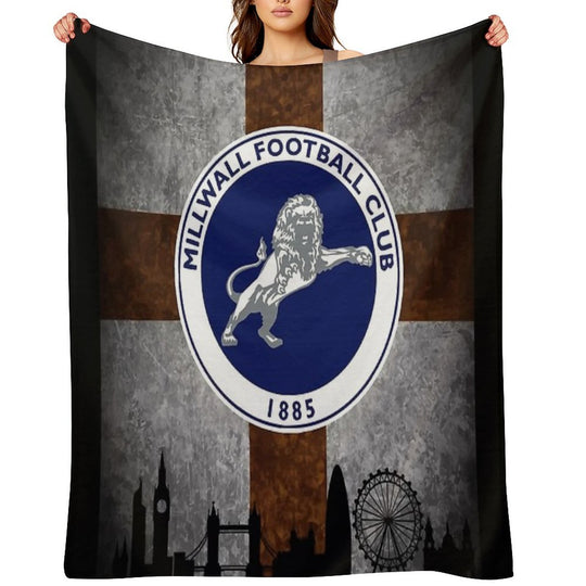 Millwall London Gift-ready Throw Blanket
