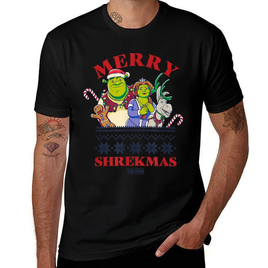 Shrek Merry Shrekmas  Graphic-printed T-Shirt