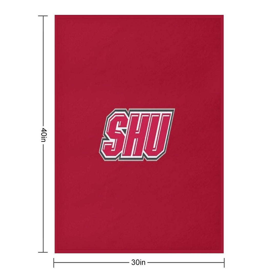SHU Pioneers Logo Quick-dry Throw Blanket