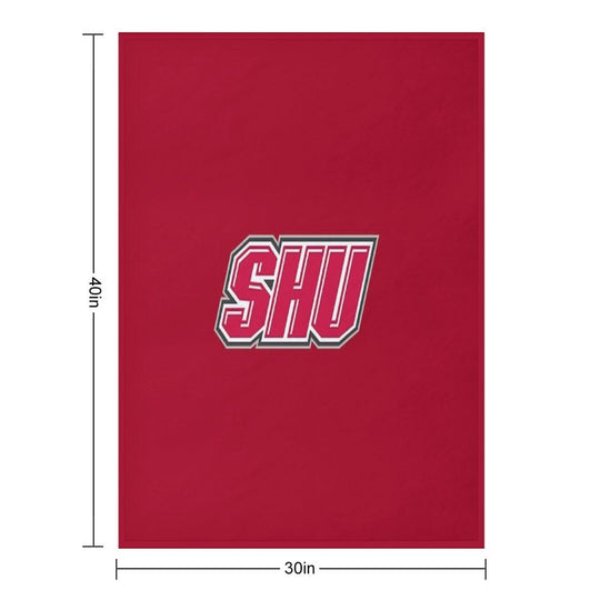 SHU Pioneers Logo Quick-dry Throw Blanket