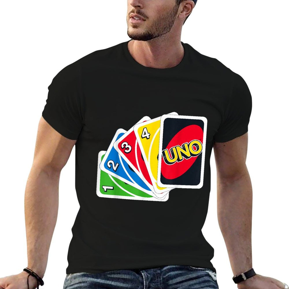 UNO - Lets Play!  Oversized Silhouette T-Shirt