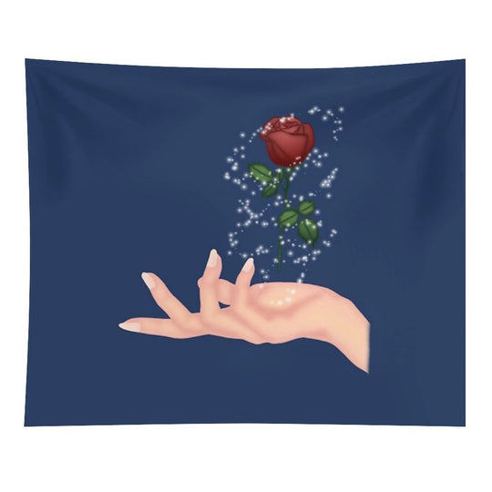 Magical Hands Make Rose Ver. 3 Tapestry