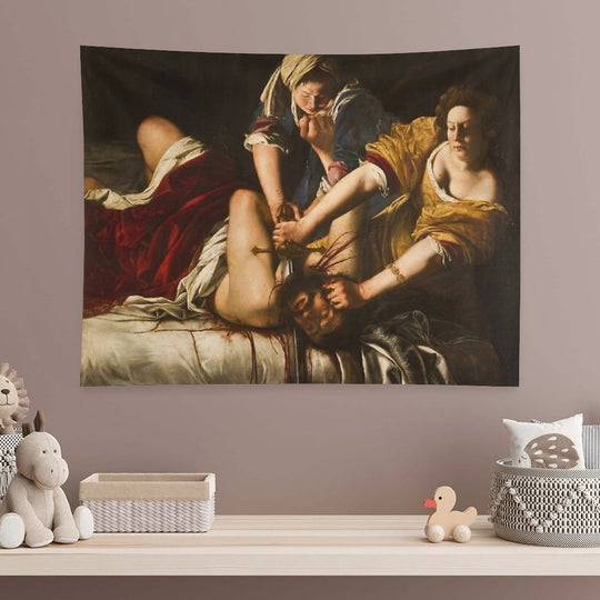 Artemisia Gentileschi's Judith Slaying Holofernes Tapestry