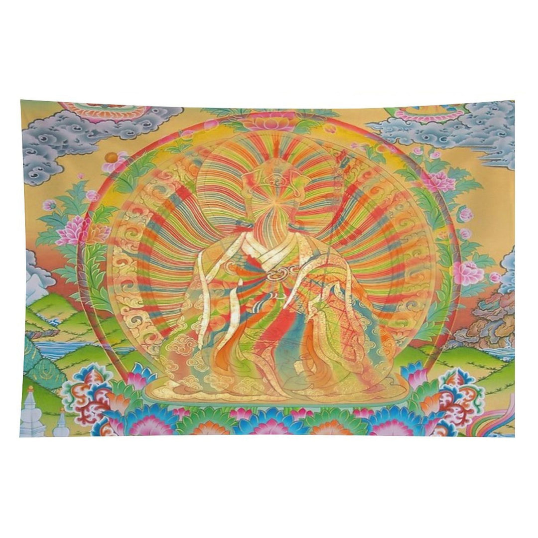 Dzogchen Rainbow Body Thangka Tapestry