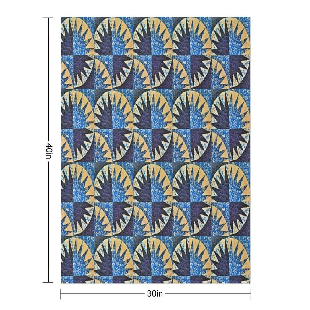 Patchwork Quilt Velvety-soft Throw Blanket