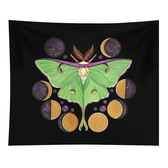 Lunar Moth Tapestry