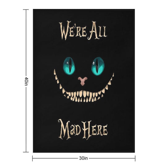 Alice In Wonderland Wrinkle-free Throw Blanket