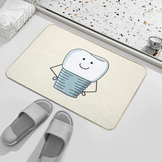 Implant Crown Durable Bath Mat