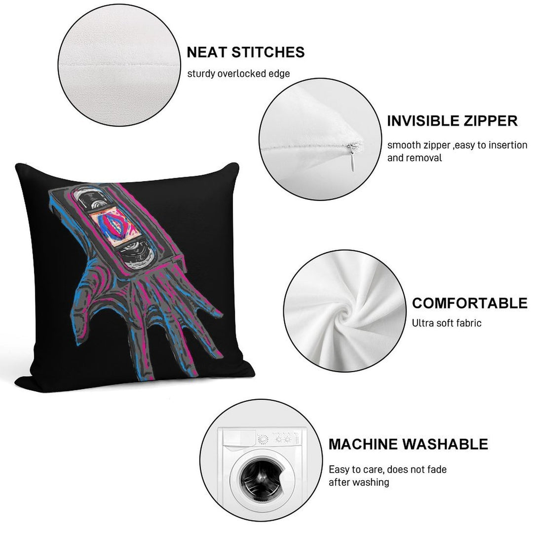 LONG LIVE THE NEW FLESH Soft Bedroom Essential Throw Pillow