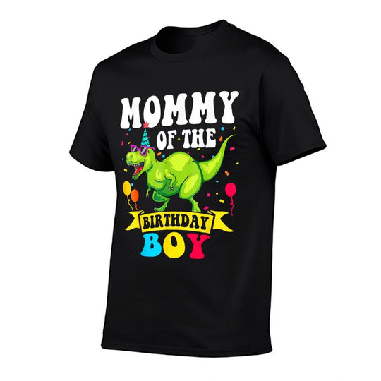 Mommy of The Birthday Boy T-Rex RAWR Dinosaur Birthday Boy  Stretchy T-Shirt