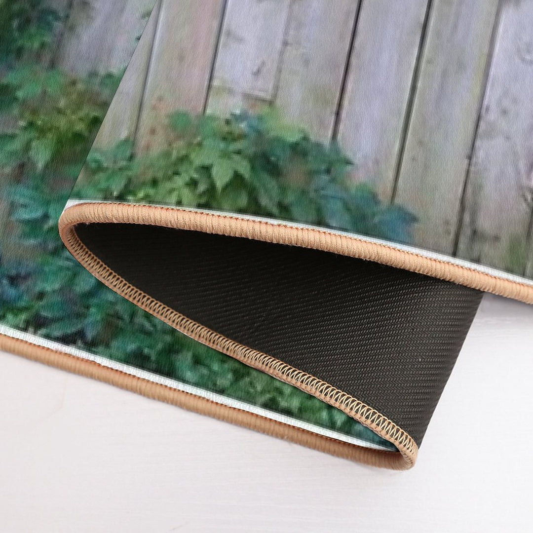 The Green Can Never Be Blocked  Stain-Proof Bath Mat