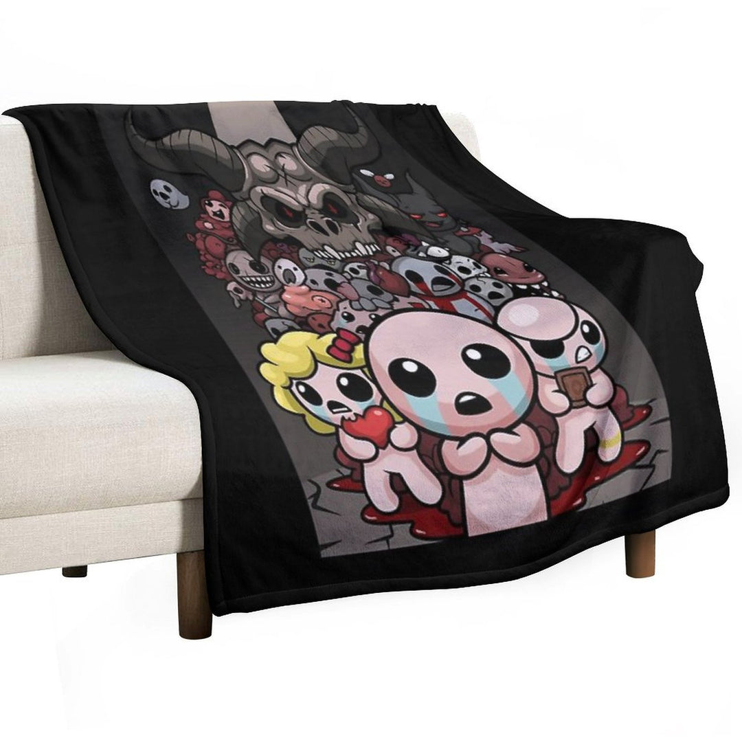 The Binding of Isaac Travel-friendly Throw Blanket