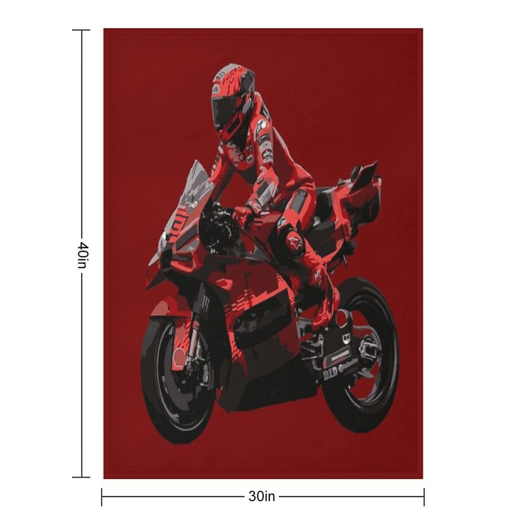MotoGP Marc Marquez 93 Comfort Throw Blanket