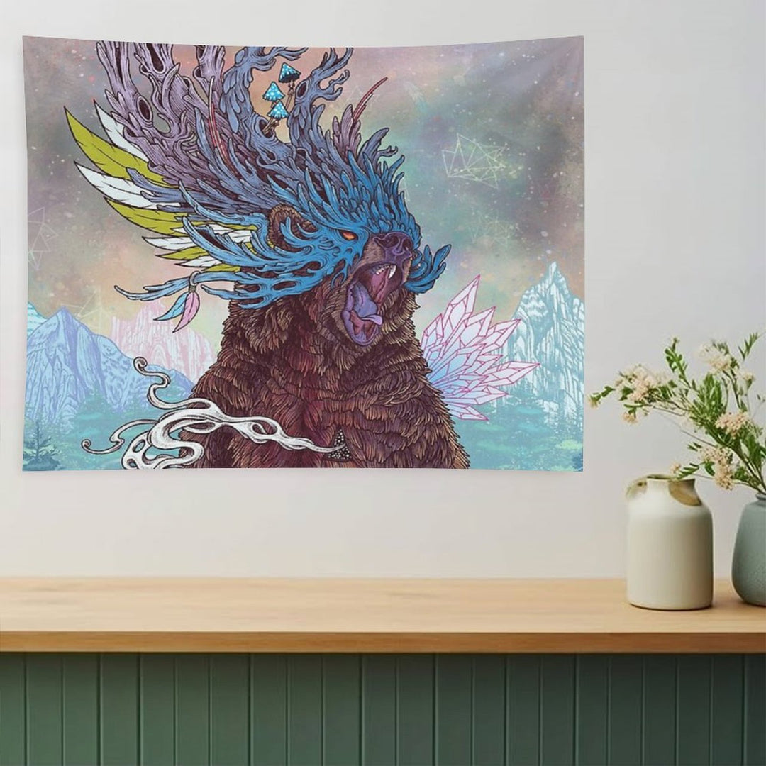 Journeying Spirit (Bear) Tapestry
