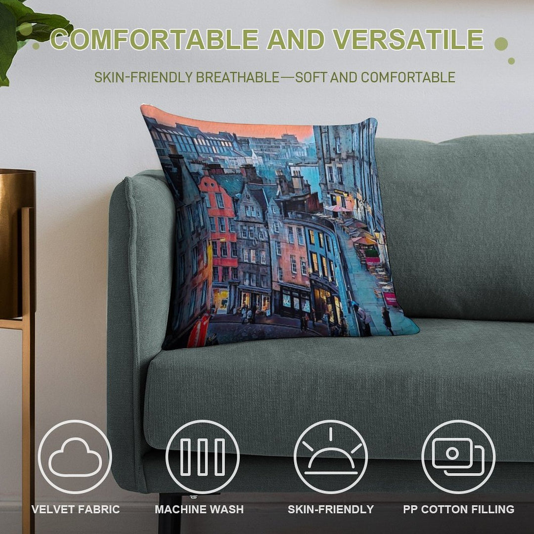 Edinburgh Soft Washable Throw Pillow