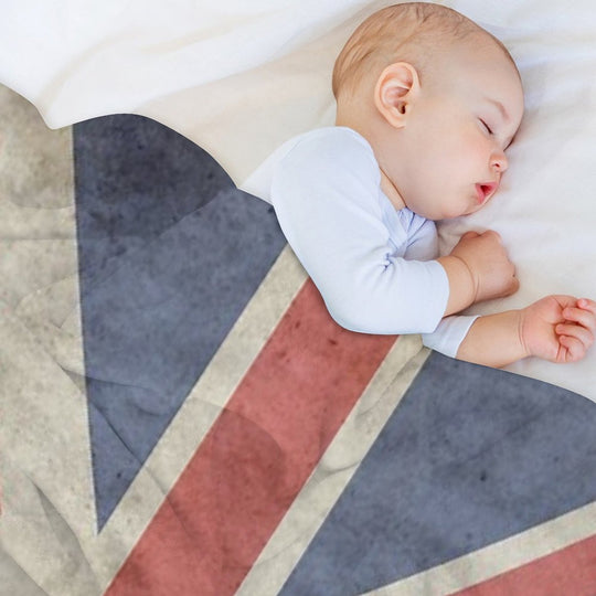 Vintage Union Jack Apron Lightweight Throw Blanket