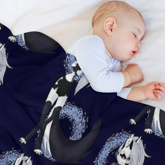 Loona from Helluva Boss Machine-washable Throw Blanket