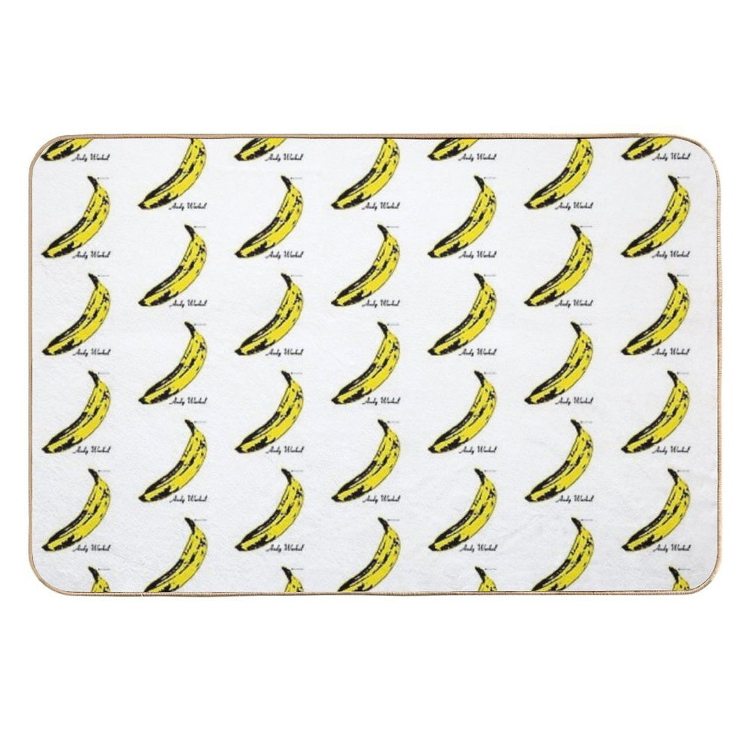 Andy Warhol Pop Art, Andy Warhol Vintage,  Andy Warhol Artist  Eco-Friendly Bath Mat