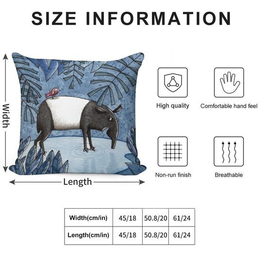 Welcome To The Jungle - Tapir - Schabrackentapir Soft Bedroom Essential Throw Pillow