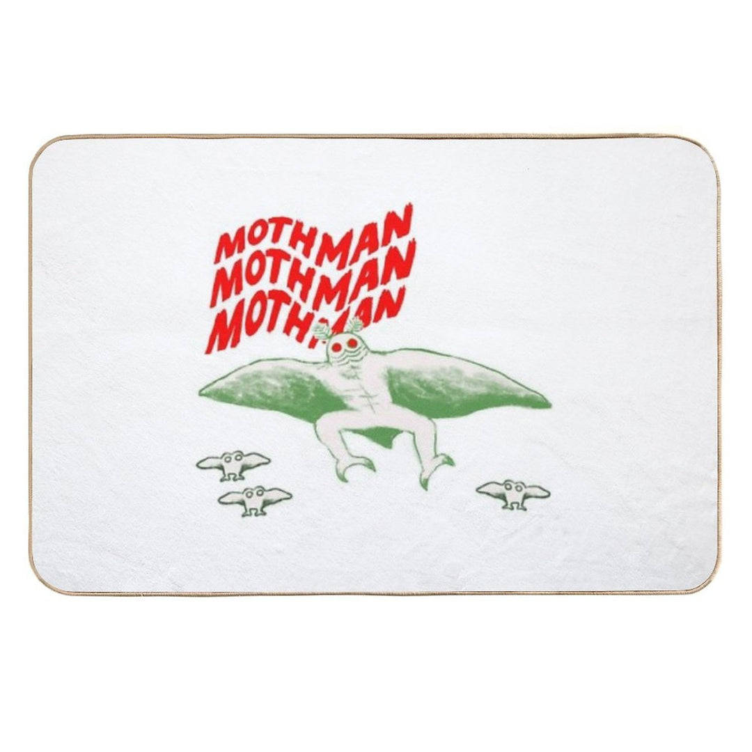 Mothman T-ShirtMothman Mothman Mothman  Fade-Resistant Bath Mat
