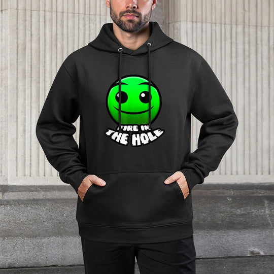 Fire in The Hole,Dash Video Game, Geometry All-Day Comfort Hoodie